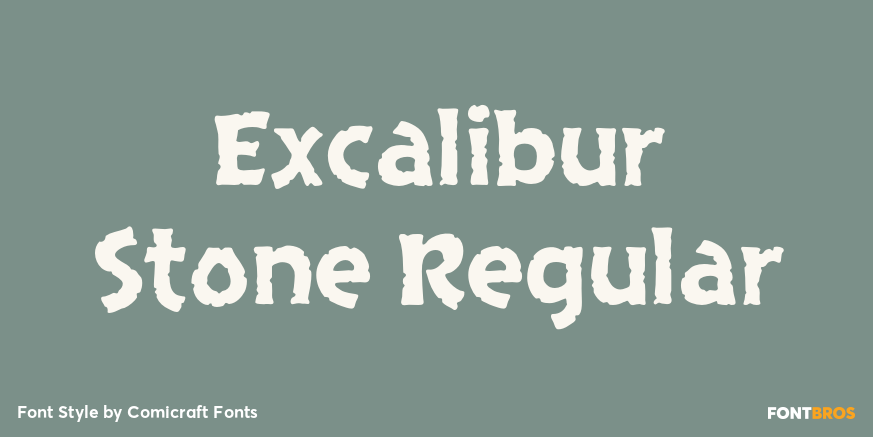 Excalibur Stone Regular Poster