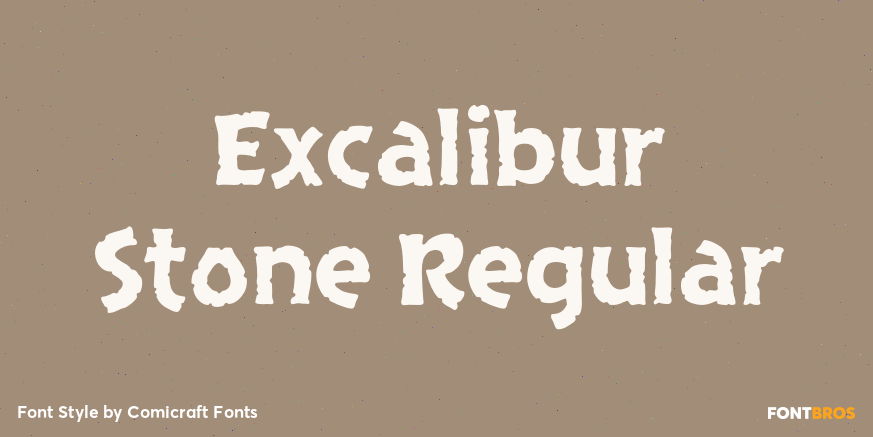 Excalibur Stone Regular Poster