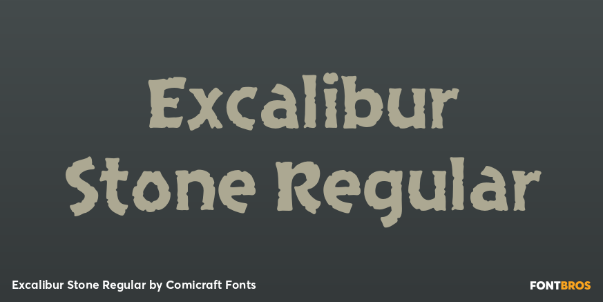 Excalibur Stone Regular Poster