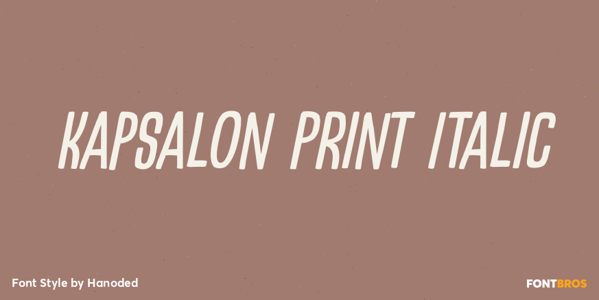 Kapsalon Print Italic Poster