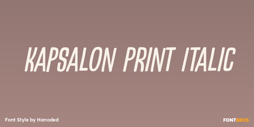 Kapsalon Print Italic Poster