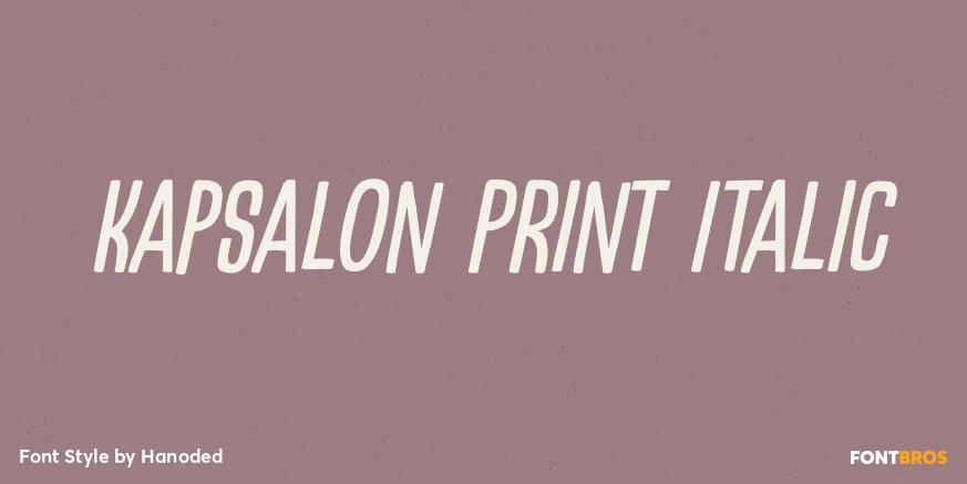 Kapsalon Print Italic Poster
