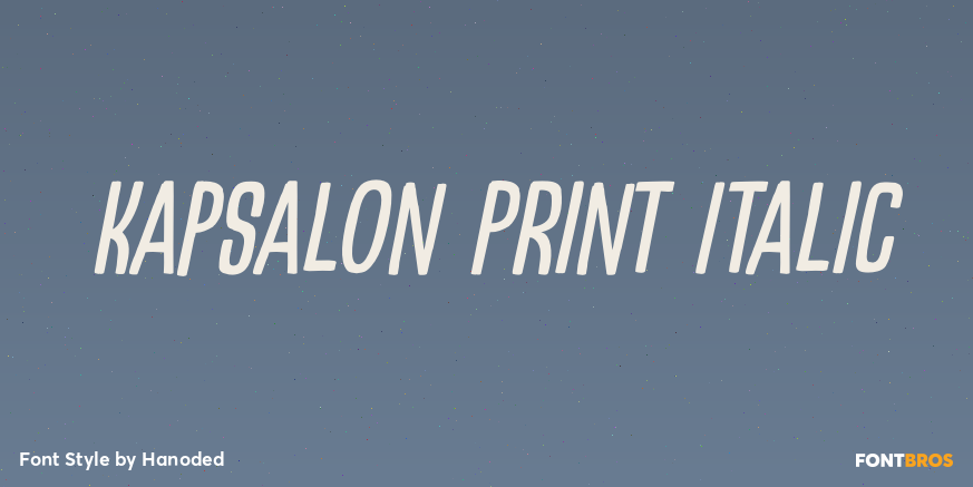 Kapsalon Print Italic Poster