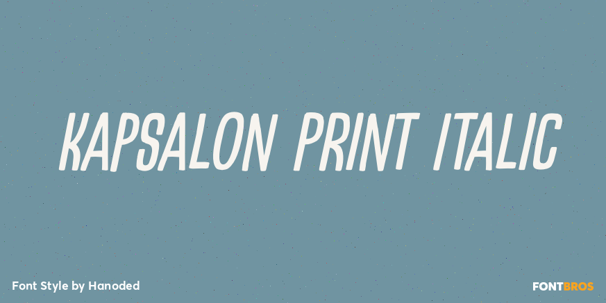 Kapsalon Print Italic Poster