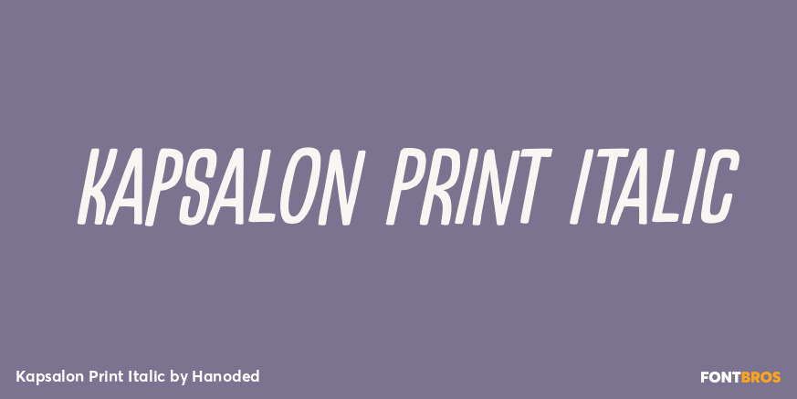 Kapsalon Print Italic Poster