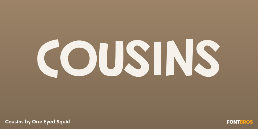 Cousins Font Poster #1