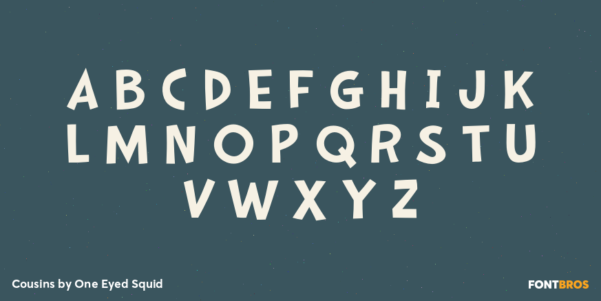 Cousins Font Poster #2