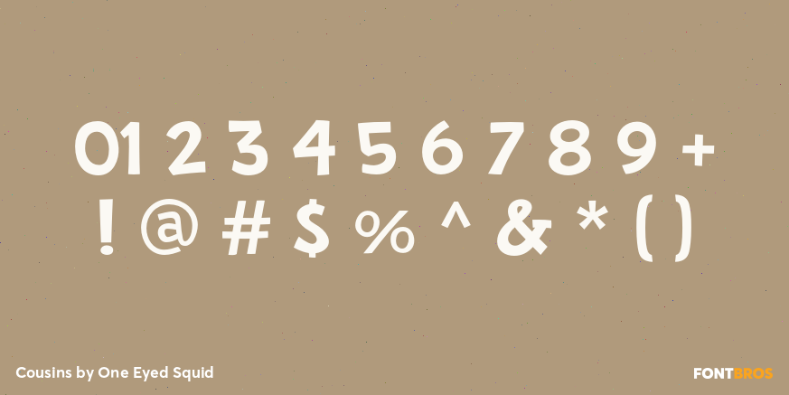 Cousins Font Poster #4