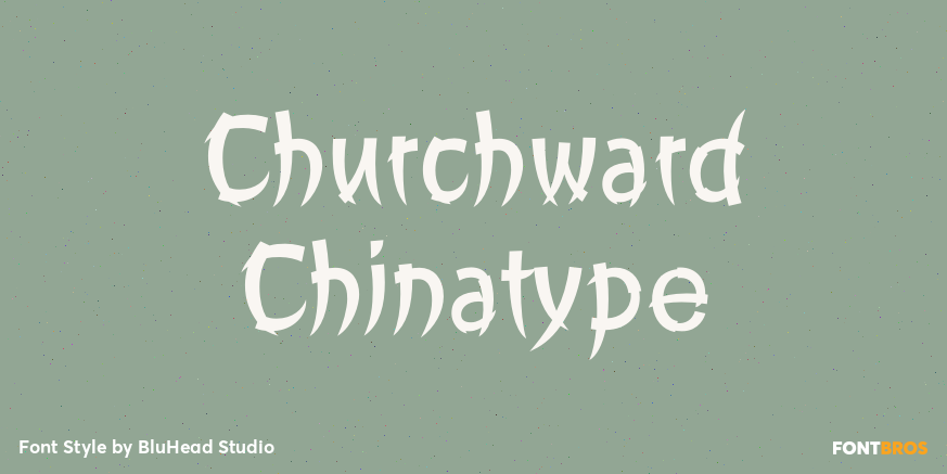 Churchward Chinatype Poster