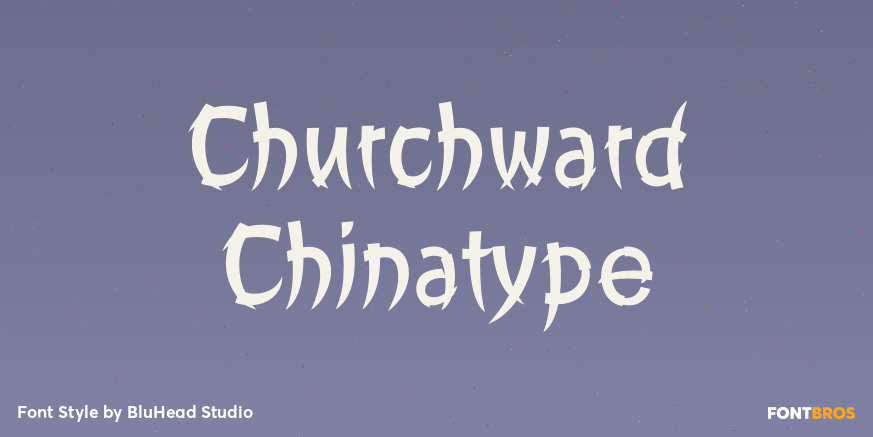Churchward Chinatype Poster