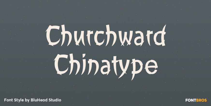 Churchward Chinatype Poster