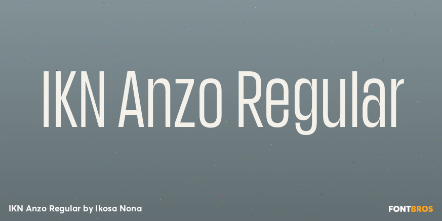 IKN Anzo Regular Font Poster #1