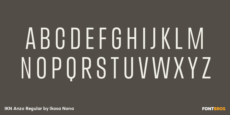 IKN Anzo Regular Font Poster #2