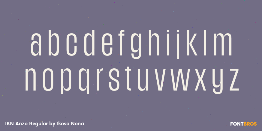 IKN Anzo Regular Font Poster #3
