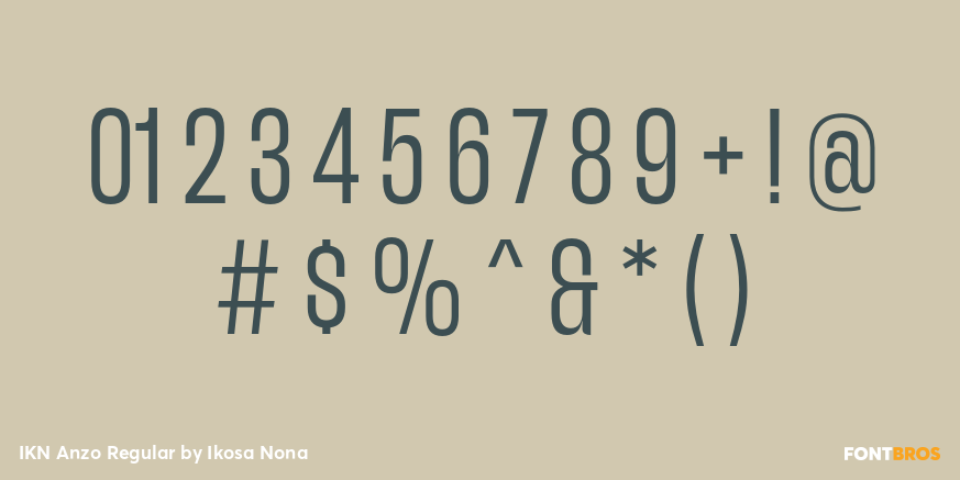 IKN Anzo Regular Font Poster #4