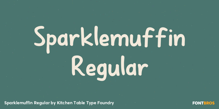 Sparklemuffin Regular Font Poster #1