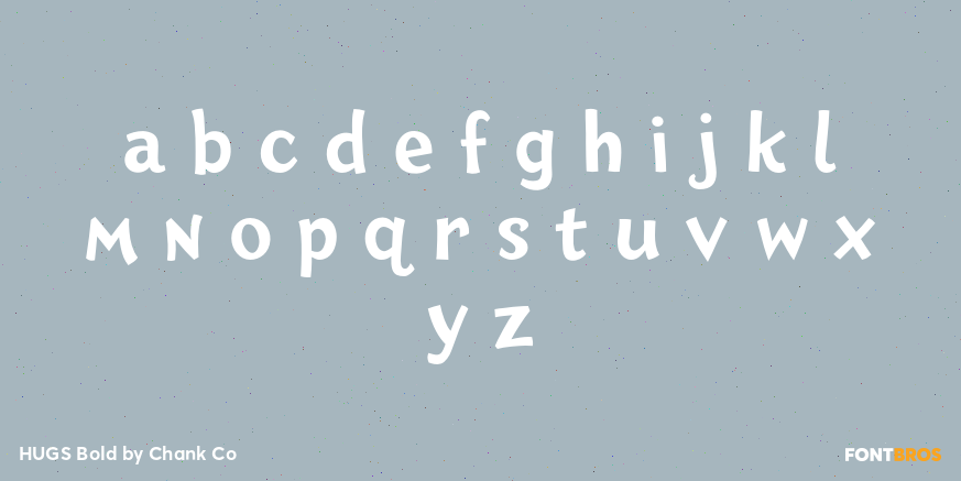 HUGS Bold Font Poster #3