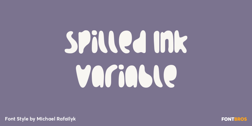 Spilled Ink Variable Poster