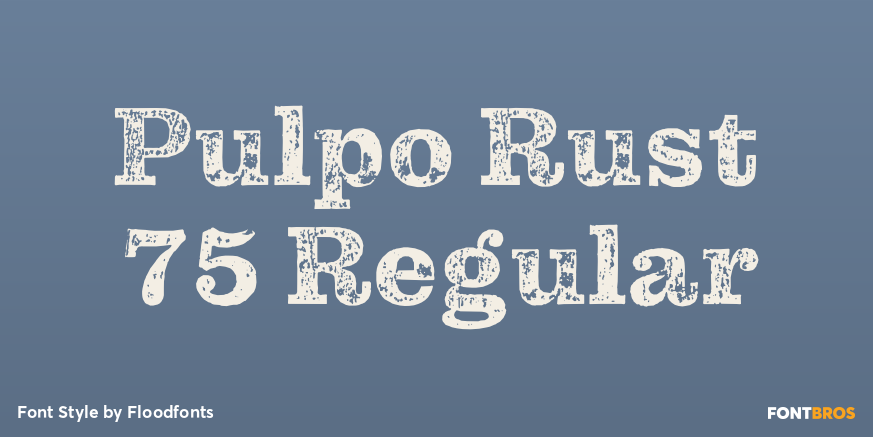Pulpo Rust 75 Regular Poster