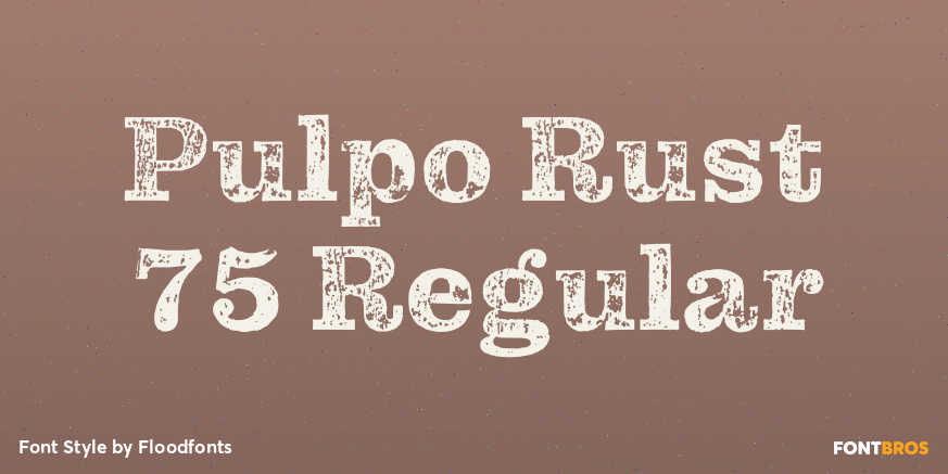 Pulpo Rust 75 Regular Poster