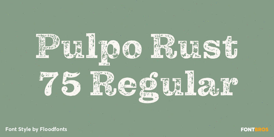 Pulpo Rust 75 Regular Poster