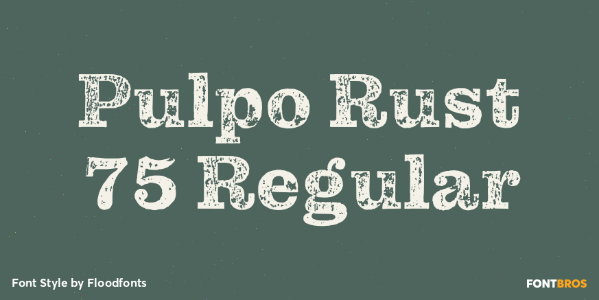 Pulpo Rust 75 Regular Poster