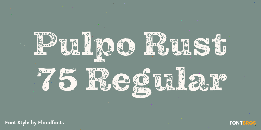 Pulpo Rust 75 Regular Poster