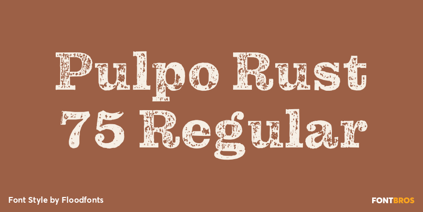 Pulpo Rust 75 Regular Poster