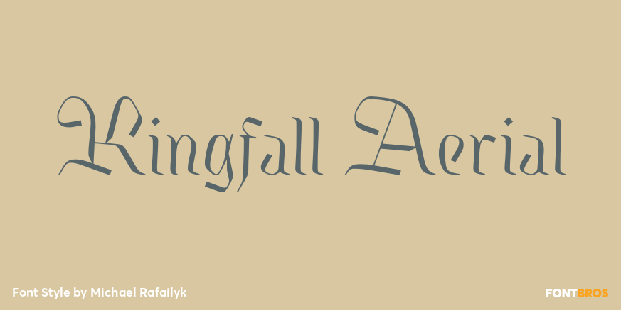 Kingfall Aerial Poster
