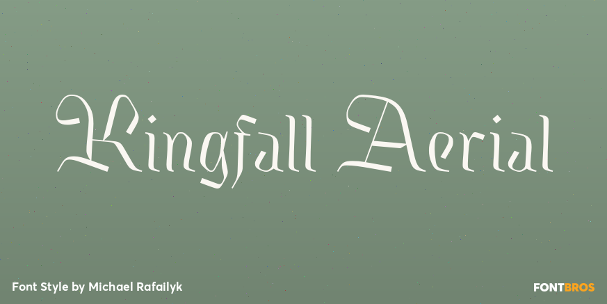 Kingfall Aerial Poster