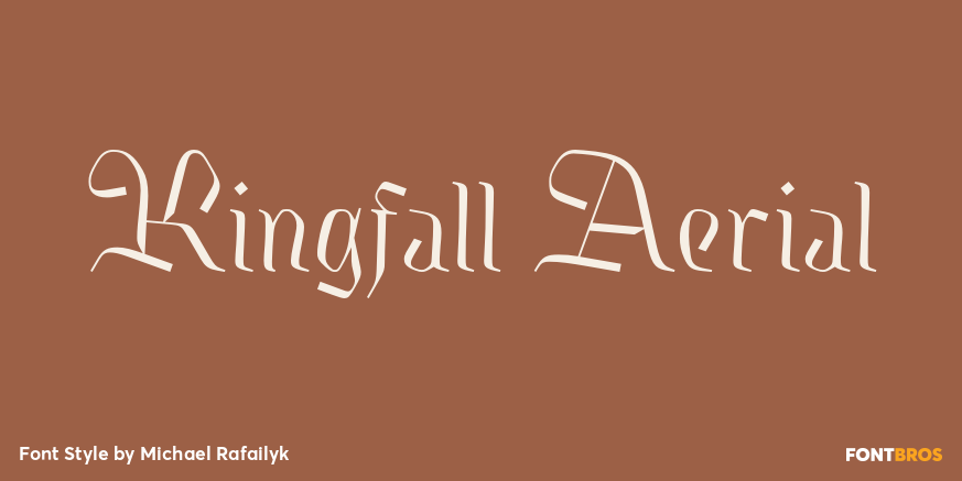 Kingfall Aerial Poster