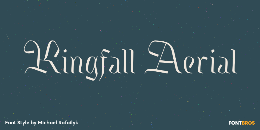 Kingfall Aerial Poster