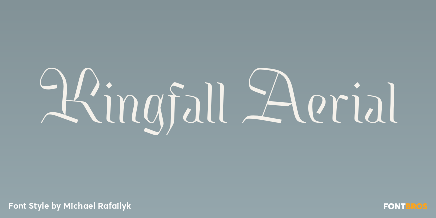 Kingfall Aerial Poster