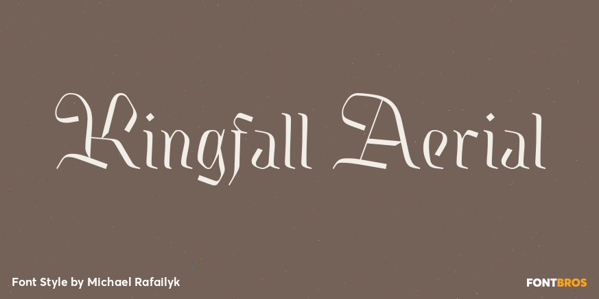 Kingfall Aerial Poster