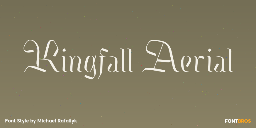 Kingfall Aerial Poster