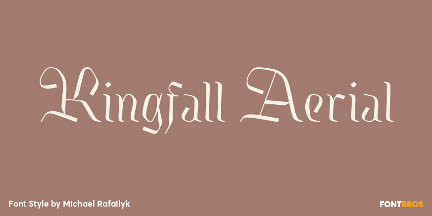 Kingfall Aerial Poster