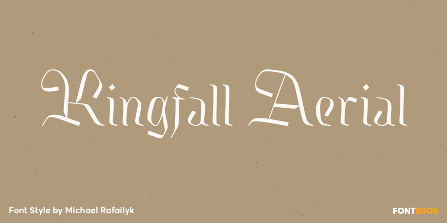 Kingfall Aerial Poster
