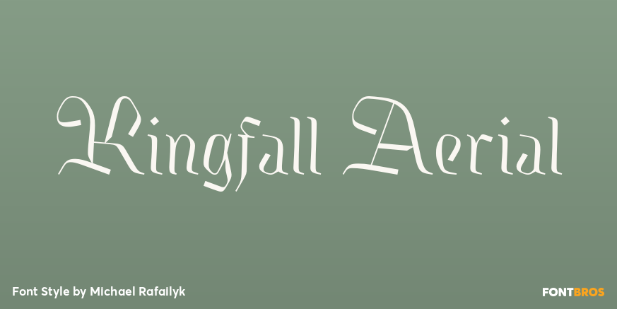 Kingfall Aerial Poster
