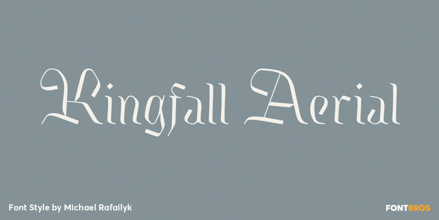 Kingfall Aerial Poster