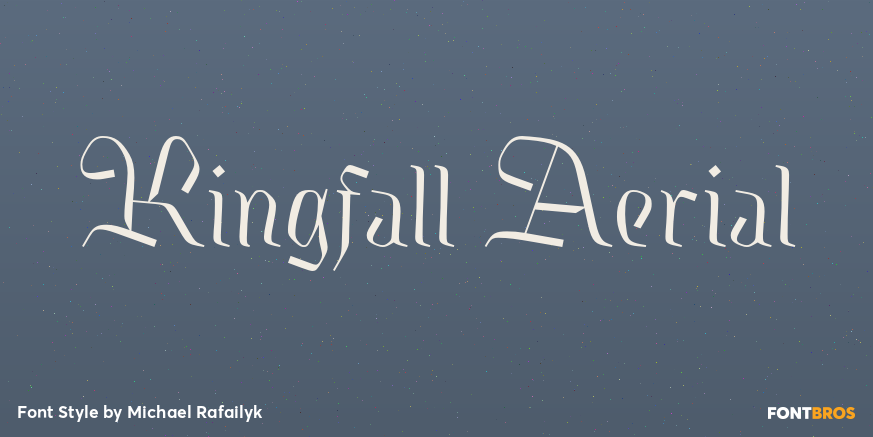 Kingfall Aerial Poster