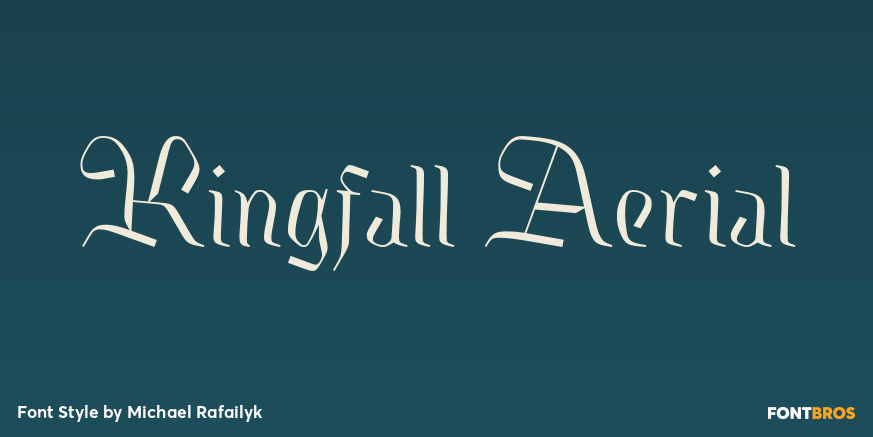 Kingfall Aerial Poster
