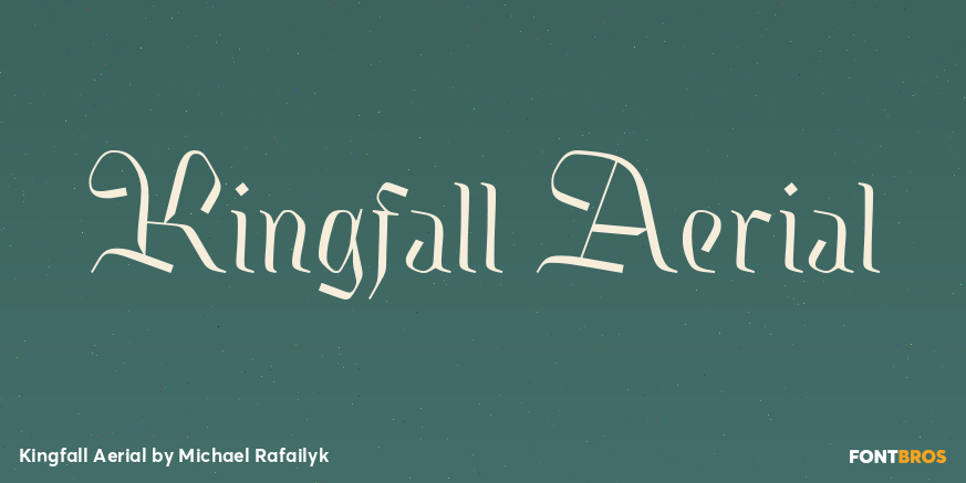 Kingfall Aerial Poster