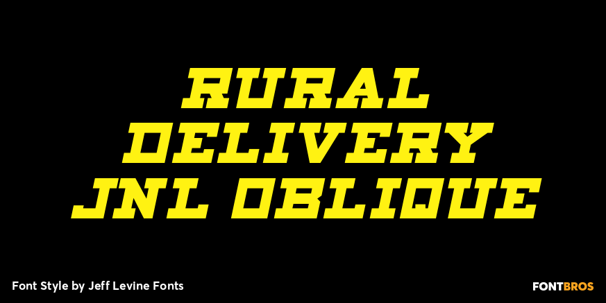 Rural Delivery JNL Oblique Poster