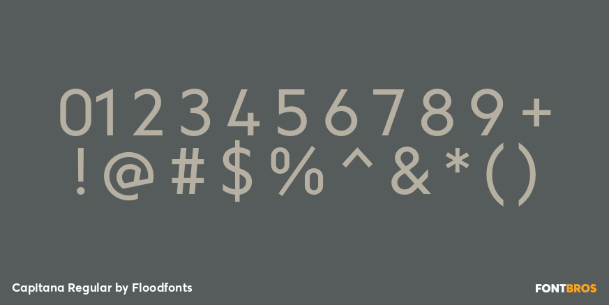 Capitana Regular Font Poster #1