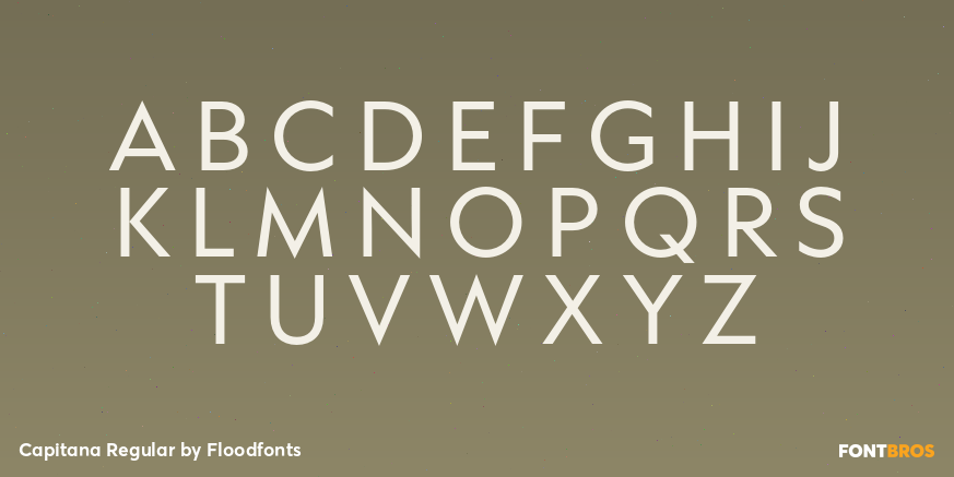 Capitana Regular Font Poster #1