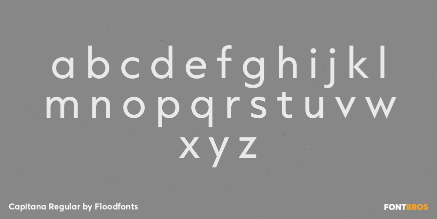 Capitana Regular Font Poster #1