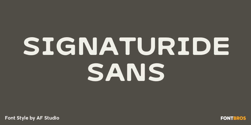 Signaturide Sans Poster