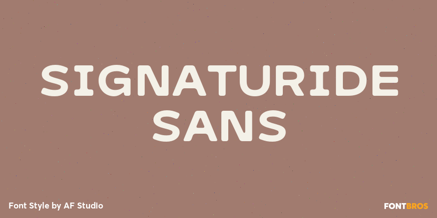 Signaturide Sans Poster