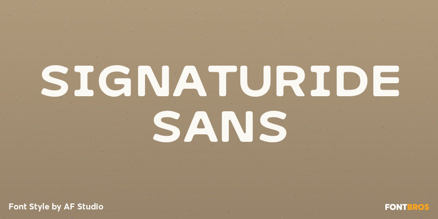 Signaturide Sans Poster