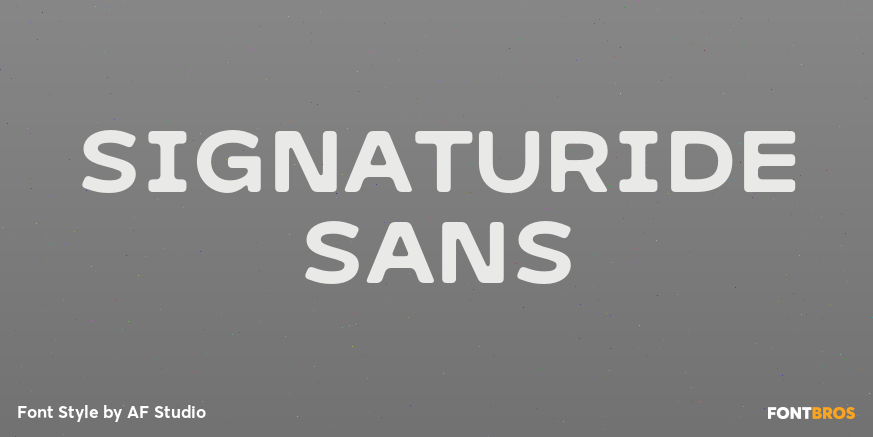 Signaturide Sans Poster